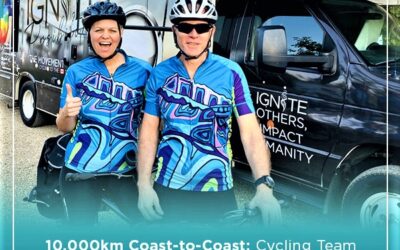 Ignite Publishing Co-Founders JB Owen And Peter Giesin Kick Off Their 10,000km Coast-to-Coast Cycling Trip To Ignite Humanity And Raise Money For Charity