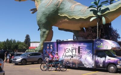 Couple Riding Across Canada To Ignite Humanity Came Through Drumheller